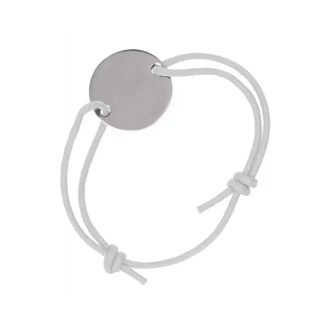 BRACELET BRESILIEN PERSONNALISABLE 'JAKINO' - blanc