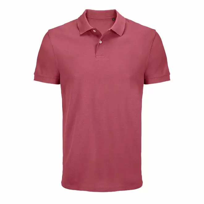 POLO MIXTE PERSONNALISABLE COULEUR 'PACIFIC' 210G/M2 - rose