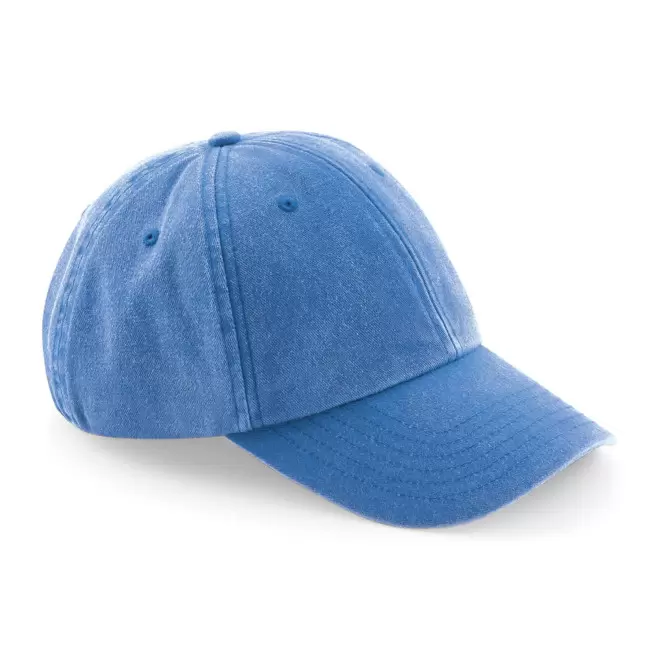 CASQUETTE VINTAGE PROFIL BAS PERSONNALISABLE 'KAPICA' - bleu