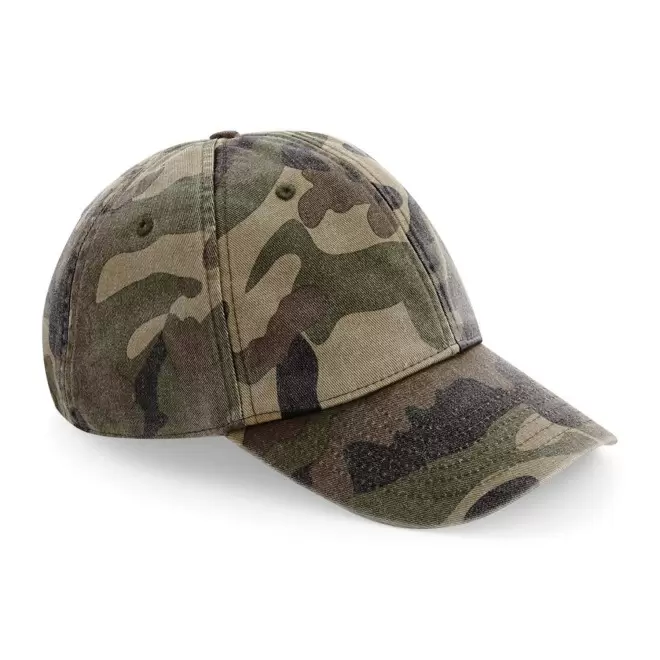 CASQUETTE VINTAGE PROFIL BAS PERSONNALISABLE 'KAPICA' - camo