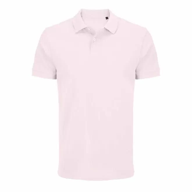 POLO MIXTE PERSONNALISABLE COULEUR 'PACIFIC' 210G/M2 - rose pâle