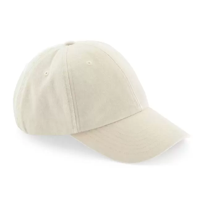 CASQUETTE VINTAGE PROFIL BAS PERSONNALISABLE 'KAPICA' - sable