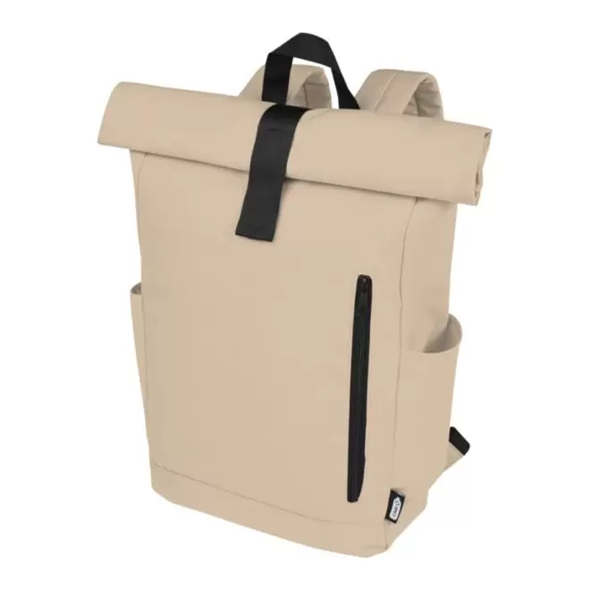 SAC A DOS ENROULABLE PUBLICITAIRE 'SAVARO' - beige