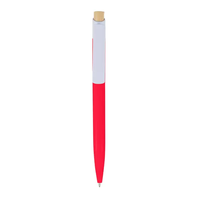 STYLO A BILLE EN R-ABS PERSONNALISE 'FIGUIA' - rouge
