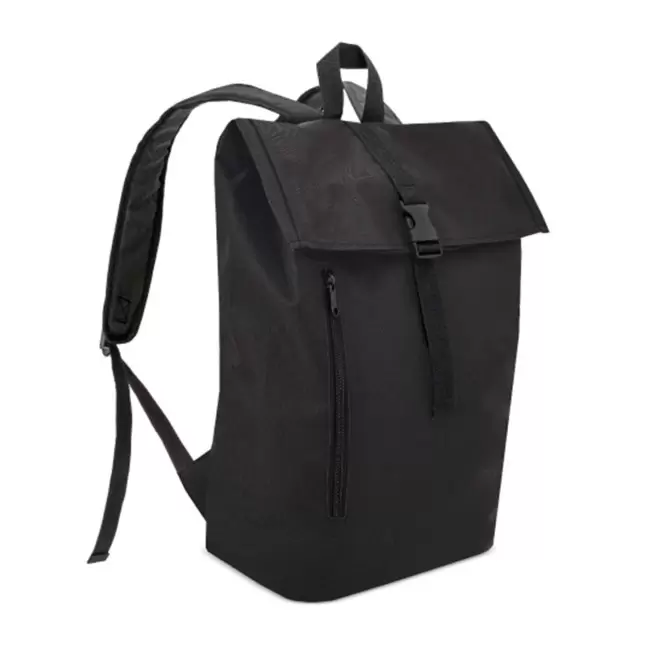 SAC A DOS PERSONNALISABLE EN RPET 'AMELIE' - noir