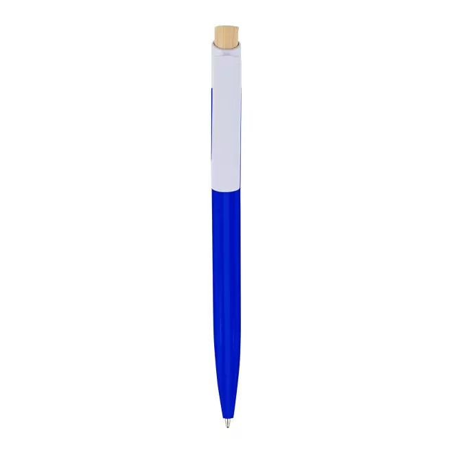 STYLO A BILLE EN R-ABS PERSONNALISE 'FIGUIA' - bleu cobalt