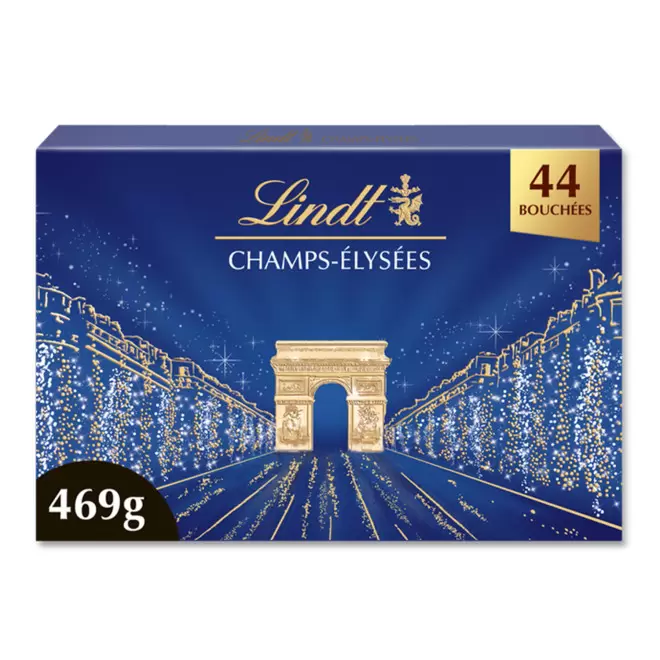 GRAND COFFRET LINDT PERSONNALISABLE 'CHAMPS-ELYSEES' - assorti