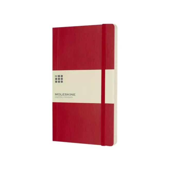 CARNET SOUPLE PERSONNALISABLE' LIGNE MOLESKINE 'CLASSIC' - rouge