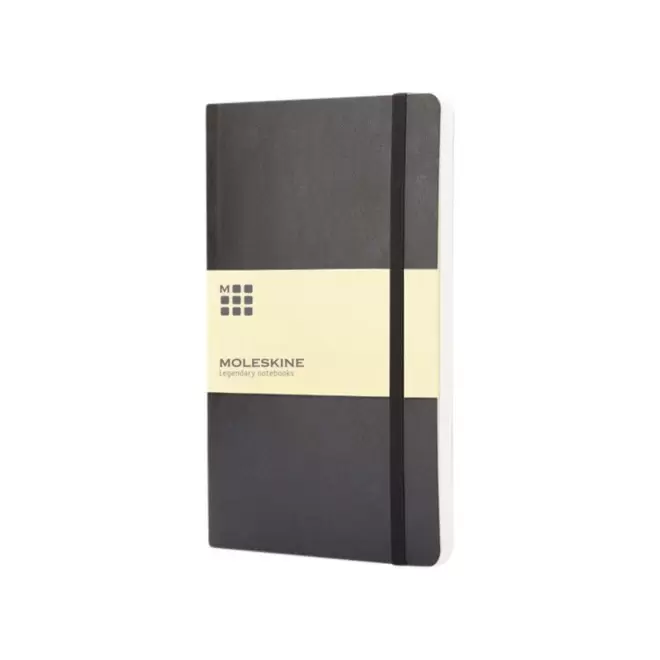 CARNET SOUPLE PERSONNALISABLE' LIGNE MOLESKINE 'CLASSIC' - noir