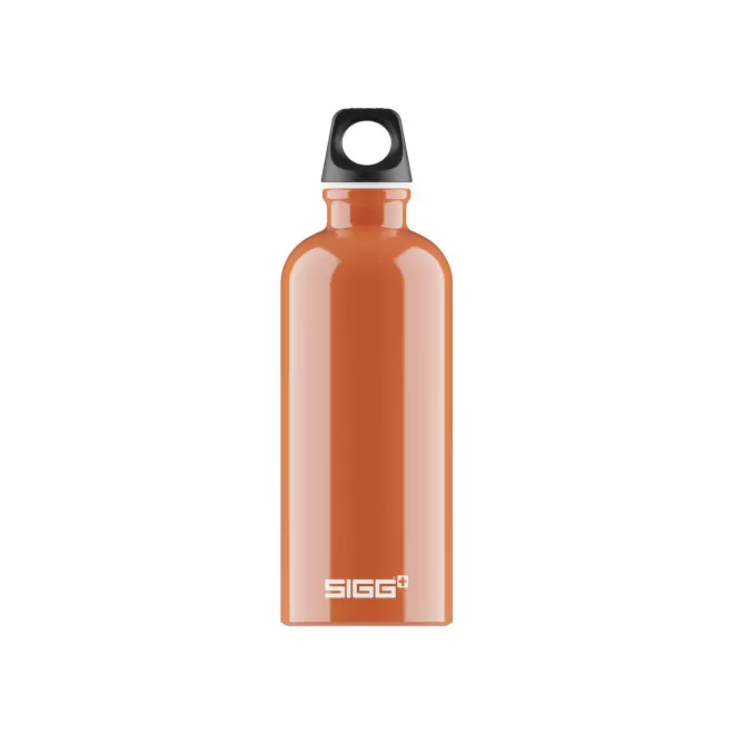 GOURDE EN ALUMINIUM SIGG 600ML PERSONNALISEE 'TRAVELLER' - papika brillant