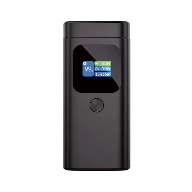 POWERBANK MAGNETIQUE 15000MAH PERSONNALISABLE 'URVI' - gris