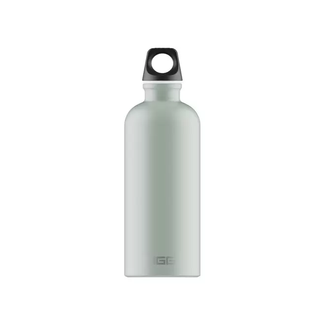 GOURDE EN ALUMINIUM SIGG 600ML PERSONNALISEE 'TRAVELLER' - sauge mat