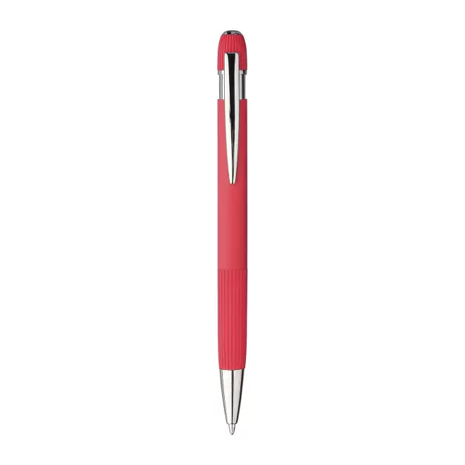 STYLO PERSONNALISABLE EN ALU RECYCLE 'POLUX' - rouge