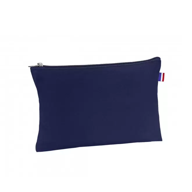 TROUSSE EN COTON 220 G PERSONNALISABLE 'FRANCINE' - bleu marine