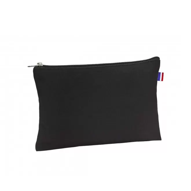 TROUSSE EN COTON 220 G PERSONNALISABLE 'FRANCINE' - noir
