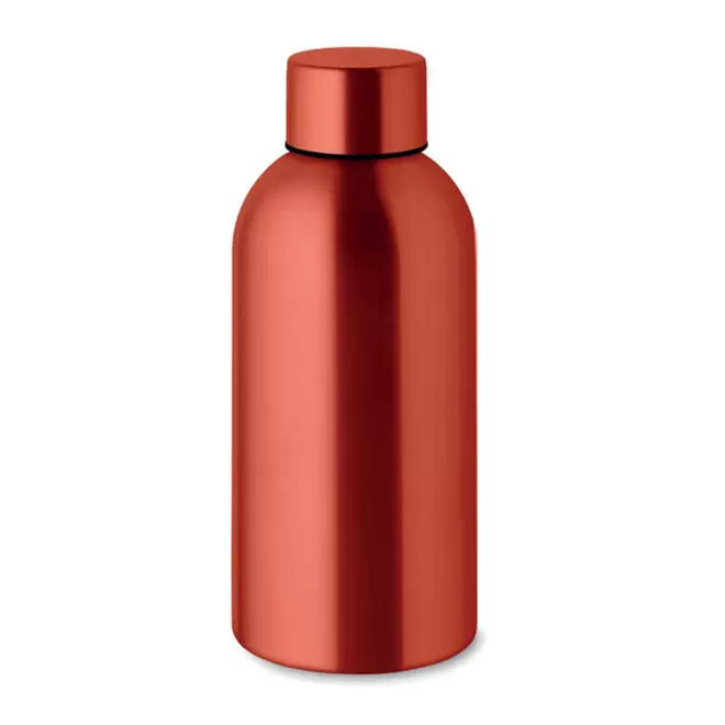 BOUTEILLE PERSONNALISEE EN ACIER RECYCLE 500ML 'SPOZIA' - rouge