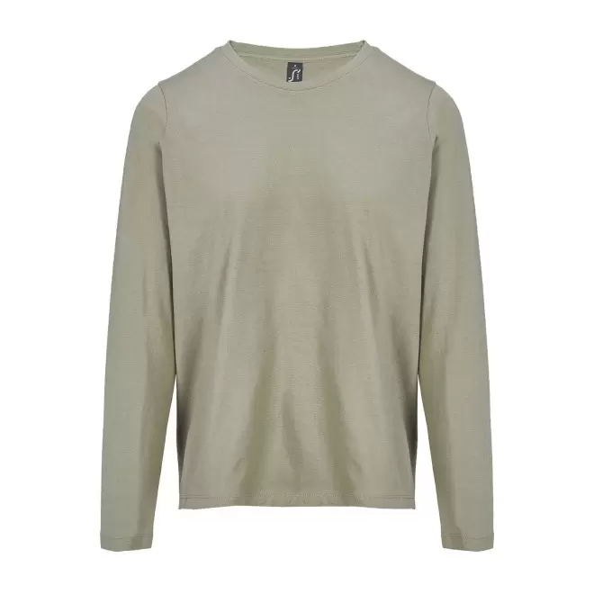 T-SHIRT PERSONNALISABLE FEMME ML COULEUR 'MONARCH' 150G/M2 - vert kaki