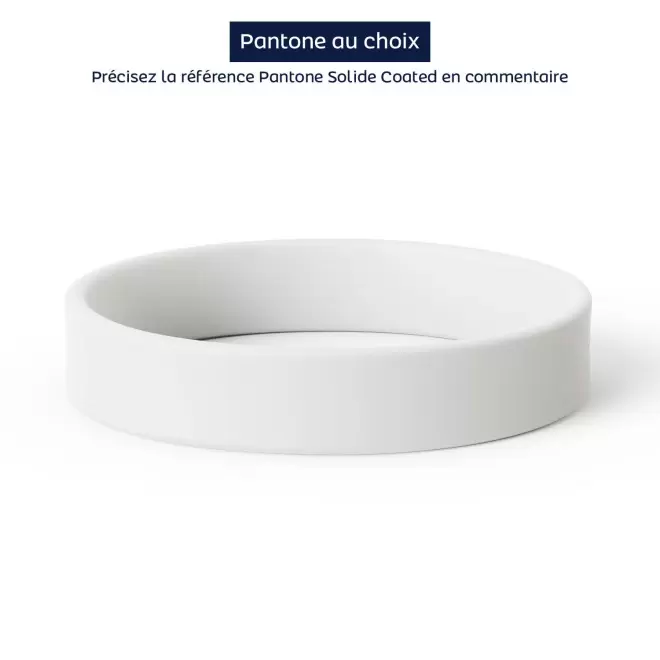 BRACELET SILICONE PERSONNALISABLE 'FESTIVAL II QUADRI' - quadrichromie