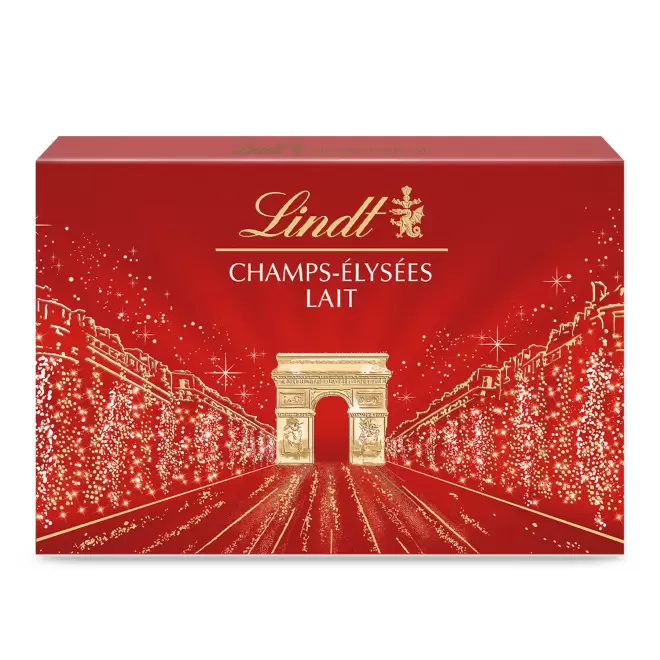 PETIT COFFRET PERSONNALISABLE LINDT 'CHAMPS-ELYSEES' - lait
