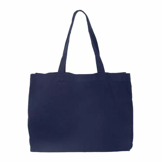 MAXI SAC SHOPPING PERSONNALISABLE 310 GR 'ARIANA' - bleu marine