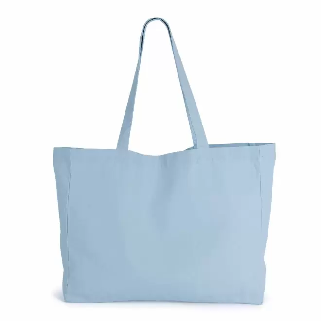 MAXI SAC SHOPPING PERSONNALISABLE 310 GR 'ARIANA' - bleu pastel