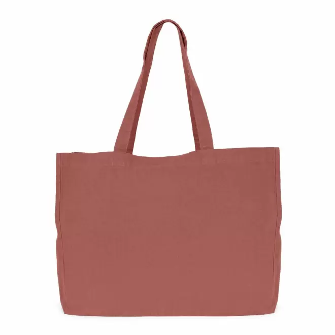 MAXI SAC SHOPPING PERSONNALISABLE 310 GR 'ARIANA' - rouge brique