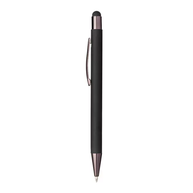 STYLO STYLET ALU MINE NOIRE PERSONNALISE 'QUEEN TOUCH COLOR' - noir