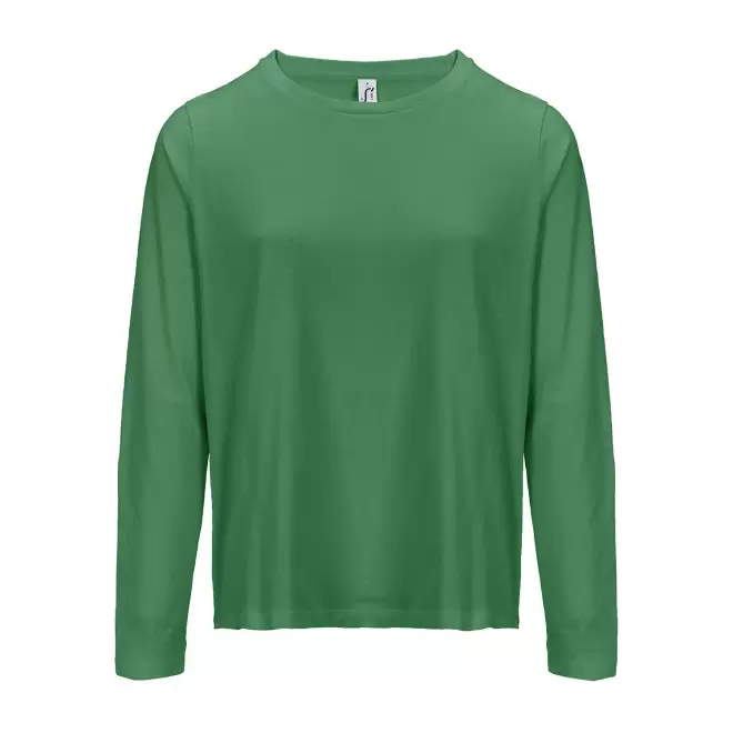T-SHIRT PERSONNALISABLE FEMME ML COULEUR 'MONARCH' 150G/M2 - vert prairie