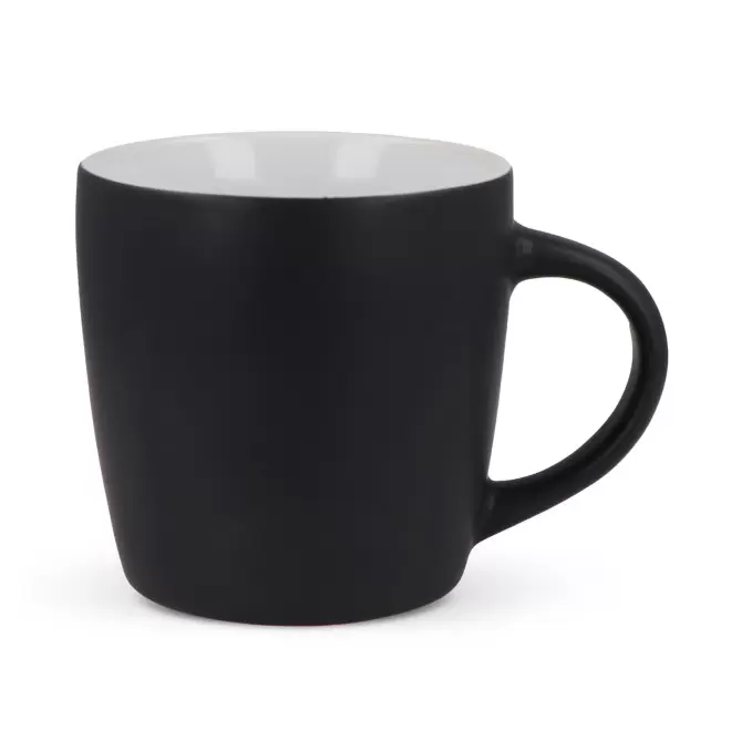 MUG EN CERAMIQUE MATE 250ML PERSONNALISABLE 'HARKI' - noir