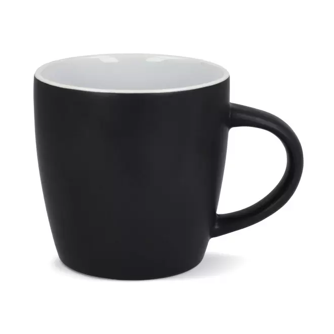 MUG EN CERAMIQUE MATE 350ML PERSONNALISABLE 'HARKI' - noir
