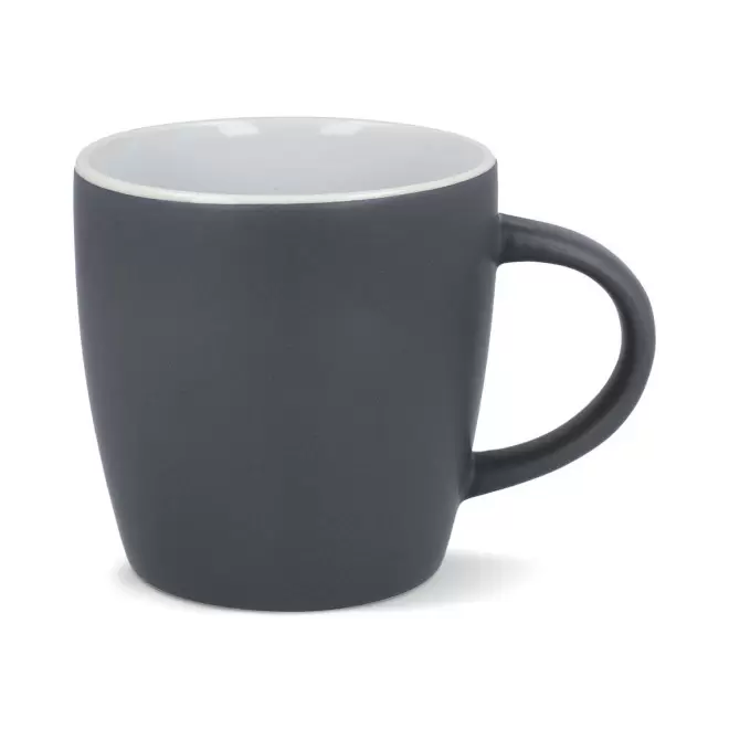 MUG EN CERAMIQUE MATE 350ML PERSONNALISABLE 'HARKI' - gris