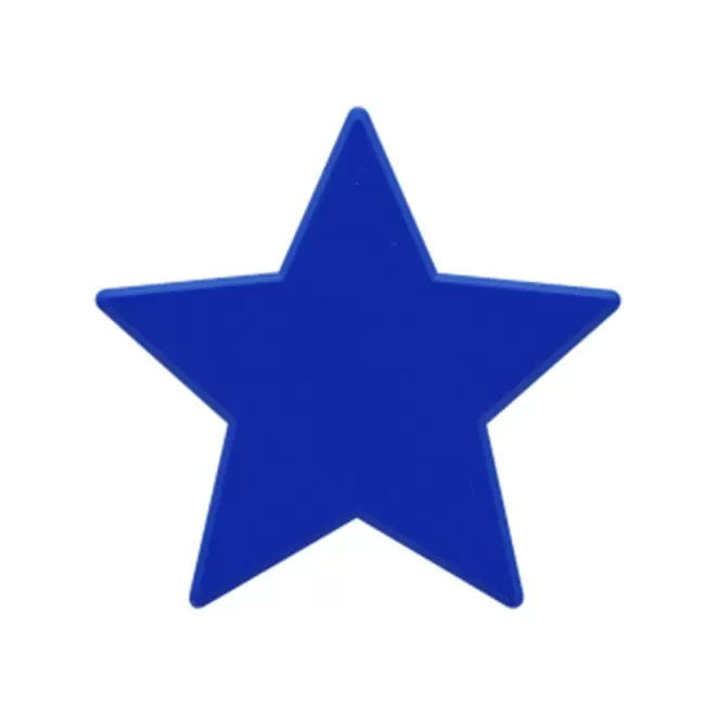 JETON DE FETES ET MANEGE PERSONNALISABLE 'FUNZY ETOILE' - bleu foncé - 9x9cm