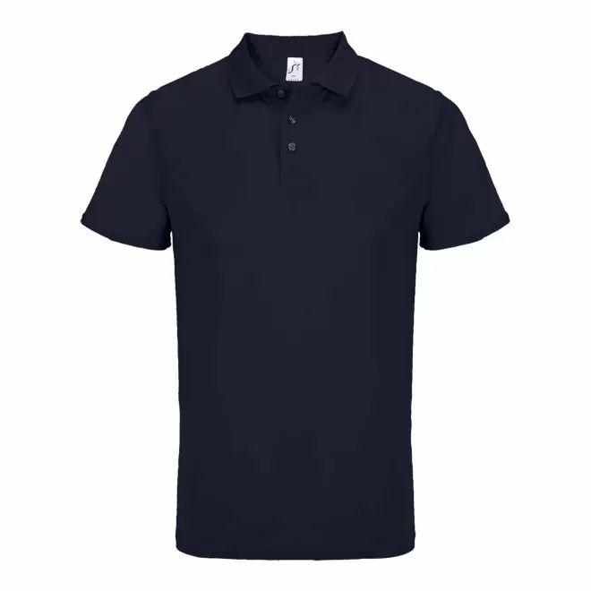 POLO DE SPORT PERSONNALISABLE MIXTE 'PITCHER' - bleu marine