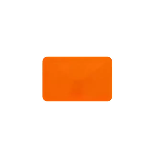 JETON DE FETES ET MANEGES PERSONNALISABLE 'FUNZY RECTANGLE' - rouge orange