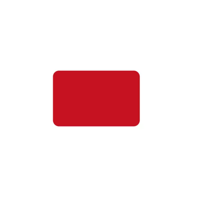 JETON DE FETES ET MANEGES PERSONNALISABLE 'FUNZY RECTANGLE' - rouge