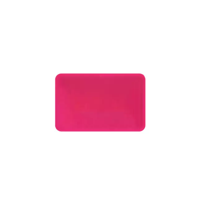 JETON DE FETES ET MANEGES PERSONNALISABLE 'FUNZY RECTANGLE' - rose fluo