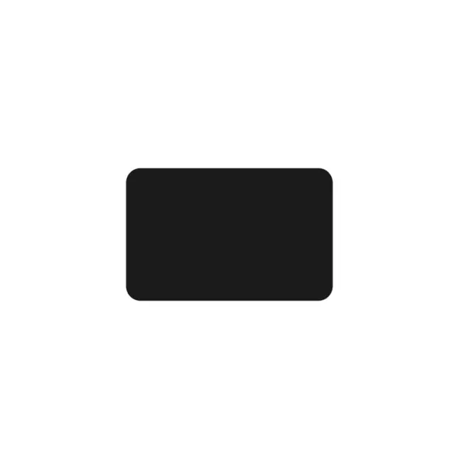 JETON DE FETES ET MANEGES PERSONNALISABLE 'FUNZY RECTANGLE' - noir