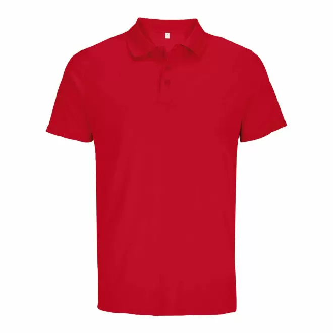 POLO DE SPORT PERSONNALISABLE MIXTE 'PITCHER' - rouge