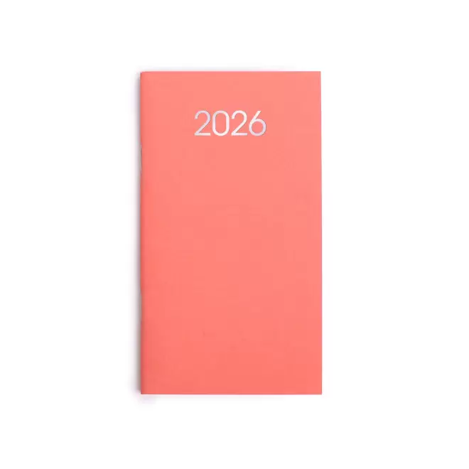 AGENDA QUINZAINIER DE POCHE PERSONNALISABLE 'OFFIXE' - corail