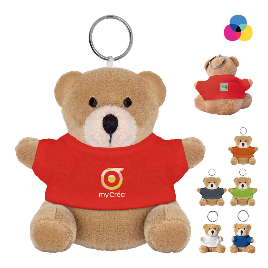 Porte-étiquette Bagage Ours En Peluche Caoutchouté - Plastique Durable Et étanche - Neuf