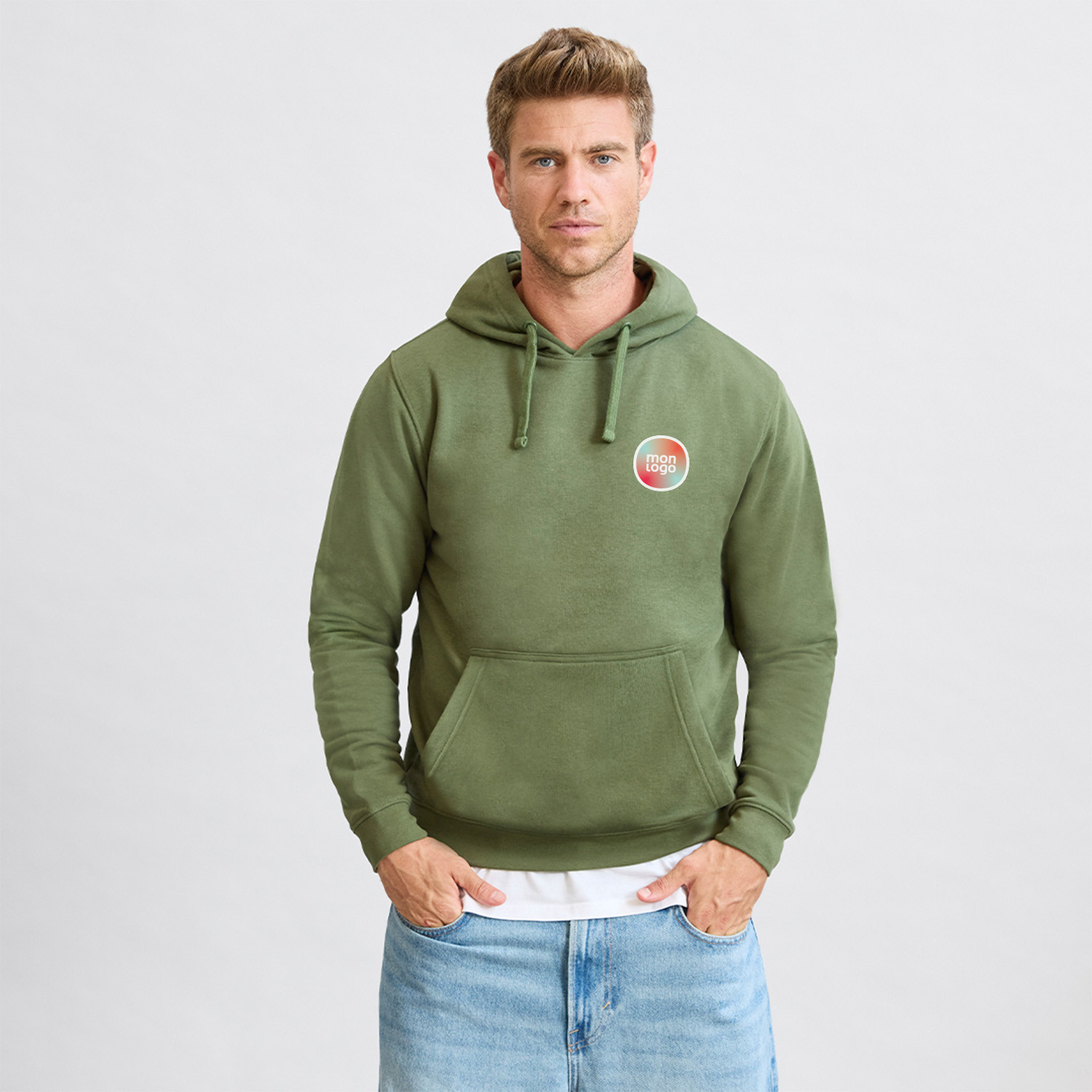 Sweat Zippé Superdry Femme – Gris Blanc, Taille L, étiquette Orange, Super Sec