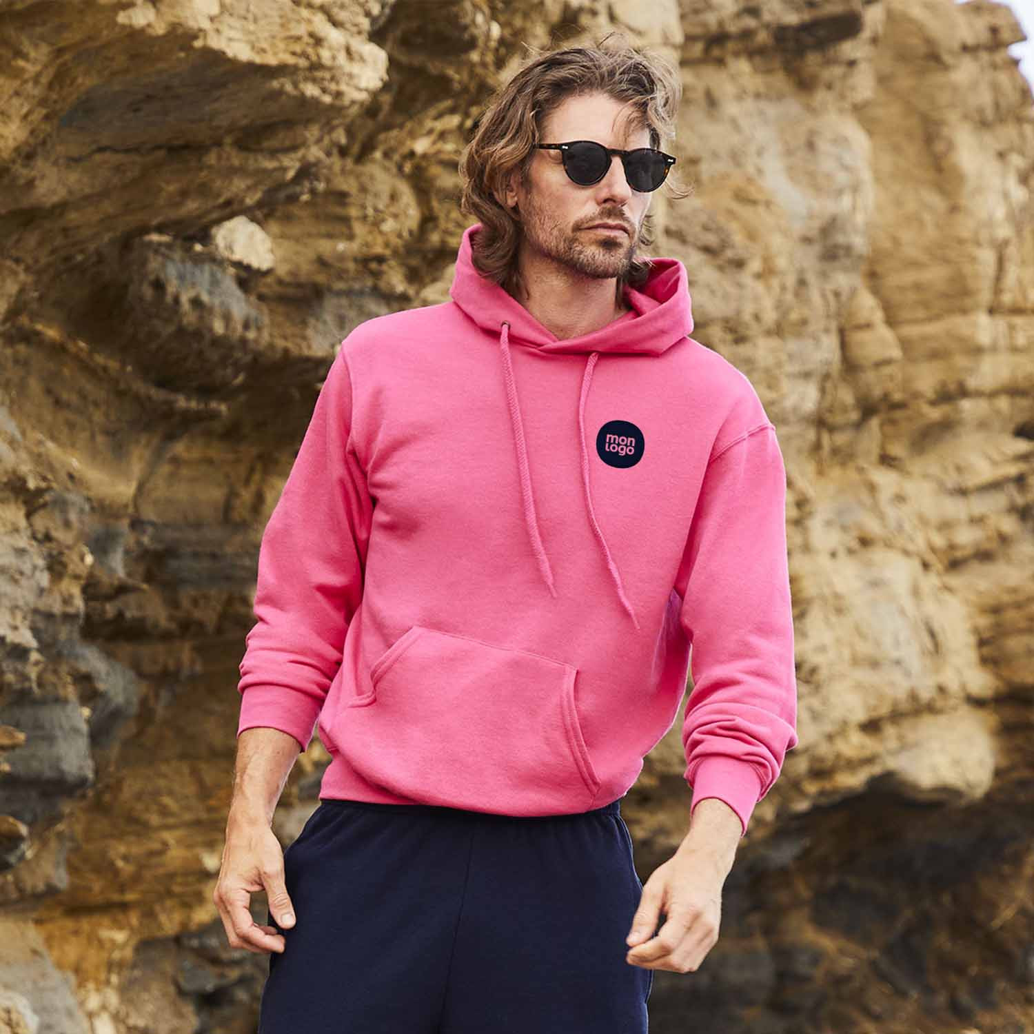 Fruit Of The Loom SC62152 - Sweat-shirt Capuche Premium - Noir | France