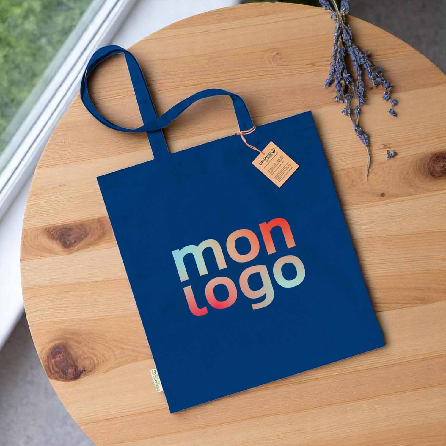 Personnalisé Sac Papier Bio Tote Bag En Coton Bio Personnalisable Génicado