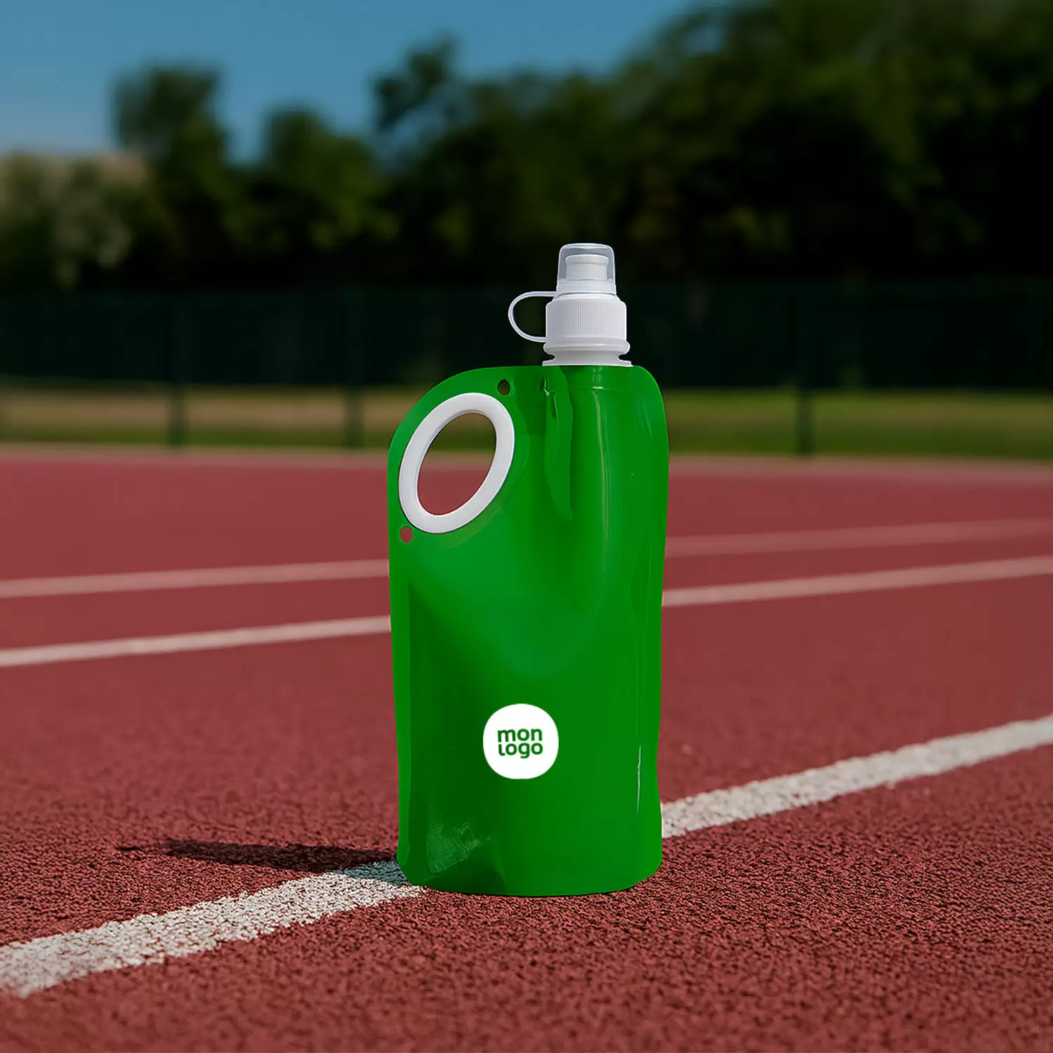 Bouteille isotherme pliable portable de voyage pour Cyclisme Camping