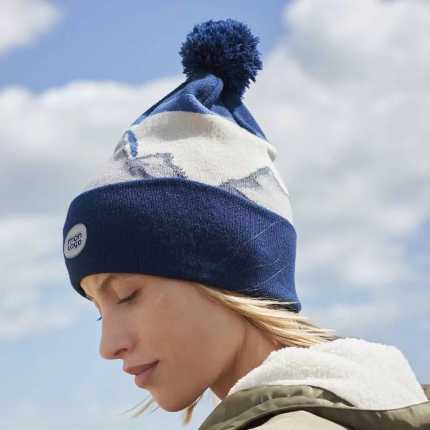 Un bonnet mstnguette bleu marne | Bonnet, Matrse de so, Super mame