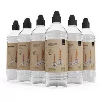 570656 | PACK 6 BOUTEILLES BIOETHANOL GEL 1L