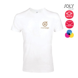 TEE-SHIRT HOMME 'IMPERIAL FIT' BLANC 190 GR/M²