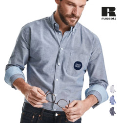 CHEMISE PERSONNALISÉE HOMME COTON RUSSELL® 'FIXY'