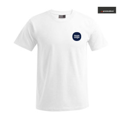 TEE-SHIRT BLANC PUBLICITAIRE HOMME PROMODORO® 'NAVE' 180 GR/M²