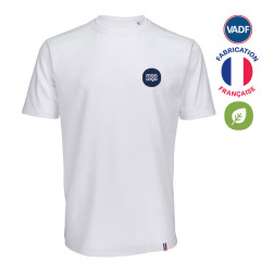 TEE-SHIRT PERSONNALISÉ UNISEXE BLANC MADE IN FRANCE VADF® 'HUGO'